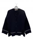 MARNIマルニ）の古着「厚手カーディガン」｜ネイビー