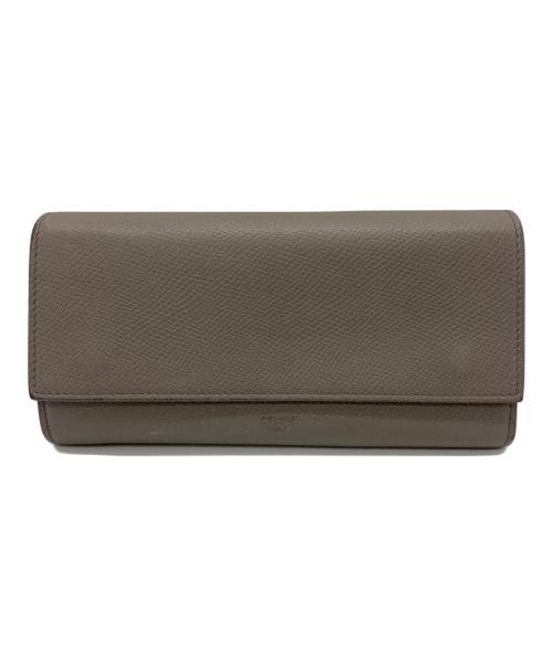 CELINE（セリーヌ）CELINE (セリーヌ) 長財布 グレーの古着・服飾アイテム