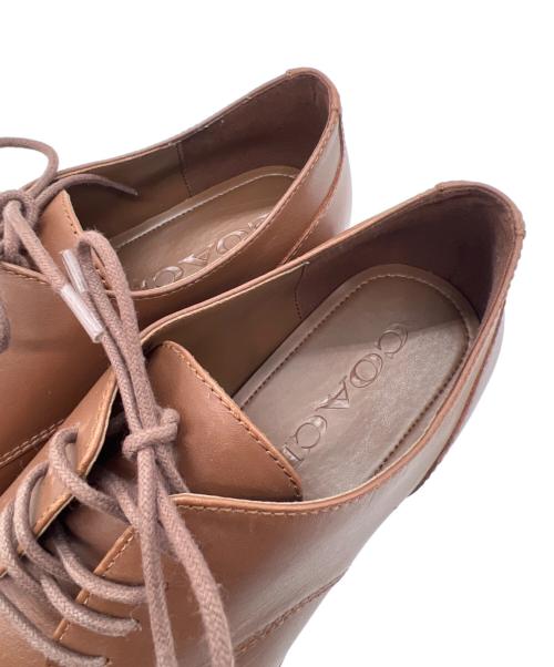 COACH（コーチ）COACH (コーチ) グラハムダービーシューズ ブラウン サイズ:41.5の古着・服飾アイテム