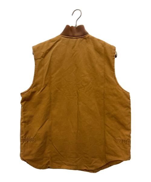 CarHartt（カーハート）CarHartt (カーハート) ダックワークベスト ブラウン サイズ:LARGEの古着・服飾アイテム