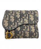 Christian Diorクリスチャン ディオール）の古着「3つ折り財布」｜ネイビー