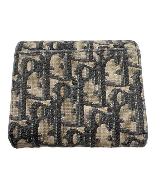 Christian Dior（クリスチャン ディオール）Christian Dior (クリスチャン ディオール) 3つ折り財布 ネイビーの古着・服飾アイテム