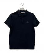 MONCLERモンクレール）の古着「ポロシャツ」｜ブラック