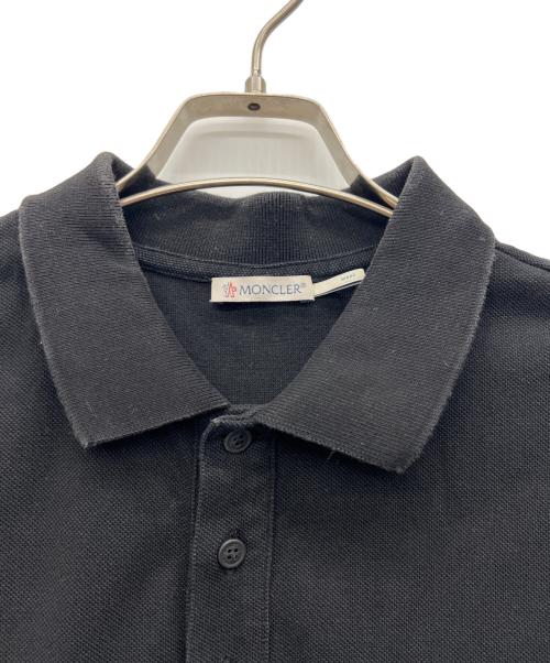 MONCLER（モンクレール）MONCLER (モンクレール) ポロシャツ ブラック サイズ:Mの古着・服飾アイテム