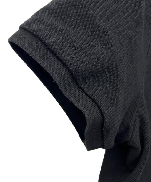 MONCLER（モンクレール）MONCLER (モンクレール) ポロシャツ ブラック サイズ:Mの古着・服飾アイテム