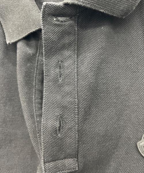 MONCLER（モンクレール）MONCLER (モンクレール) ポロシャツ ブラック サイズ:Mの古着・服飾アイテム