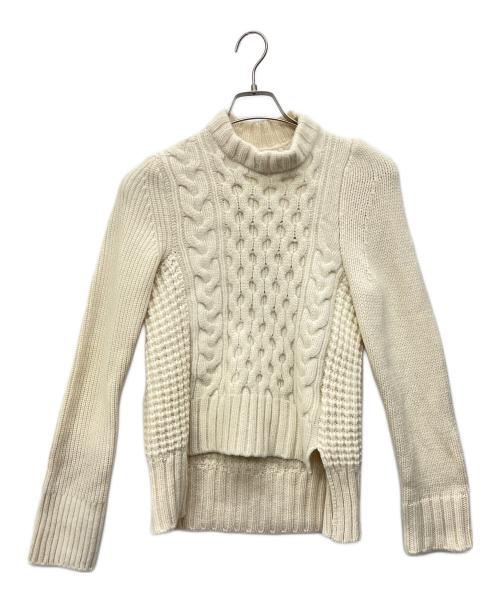sacai（サカイ）sacai (サカイ) 厚手ニット ホワイト サイズ:3の古着・服飾アイテム