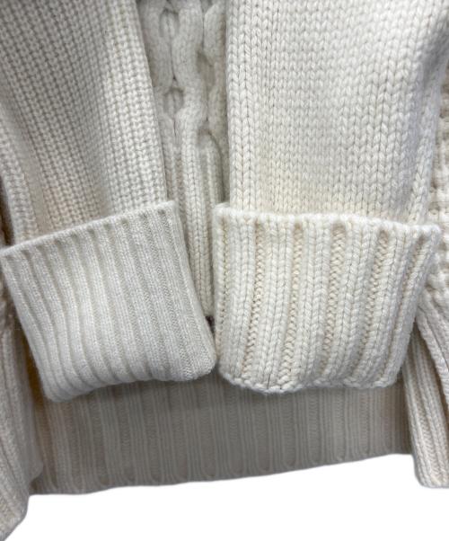 sacai（サカイ）sacai (サカイ) 厚手ニット ホワイト サイズ:3の古着・服飾アイテム