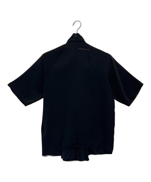 MM6 Maison Margiela（エムエムシックスメゾンマルジェラ）MM6 Maison Margiela (エムエムシックスメゾンマルジェラ) 半袖ブラウス ブラック サイズ:38の古着・服飾アイテム