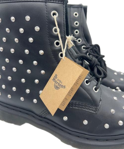 Dr.Martens（ドクターマーチン）Dr.Martens (ドクターマーチン) スタッズブーツ ブラック サイズ:UK10の古着・服飾アイテム