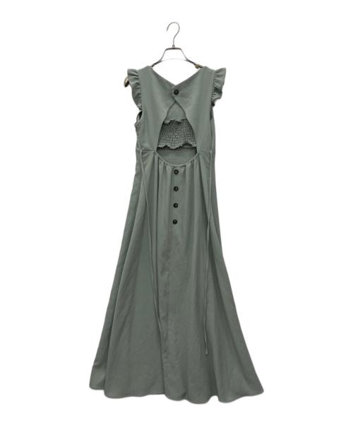 Deicy（デイシー）Deicy (デイシー) ノースリーブワンピース 黄緑の古着・服飾アイテム