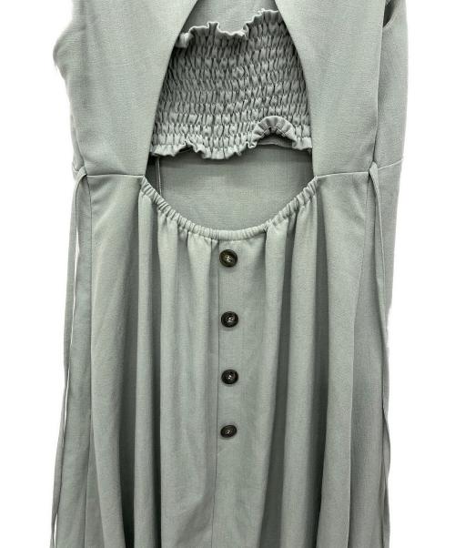 Deicy（デイシー）Deicy (デイシー) ノースリーブワンピース 黄緑の古着・服飾アイテム