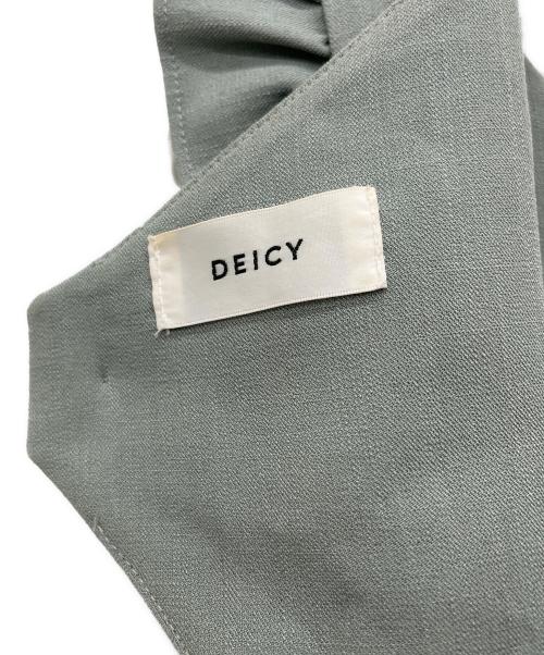 Deicy（デイシー）Deicy (デイシー) ノースリーブワンピース 黄緑の古着・服飾アイテム