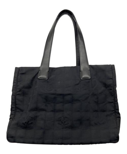 CHANEL（シャネル）CHANEL (シャネル) トートバッグ ニュートラベルライン  ブラックの古着・服飾アイテム