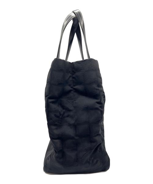 CHANEL（シャネル）CHANEL (シャネル) トートバッグ ニュートラベルライン  ブラックの古着・服飾アイテム