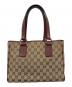 GUCCI（グッチ）の古着「GGキャンバストートバッグ」｜ブラウン