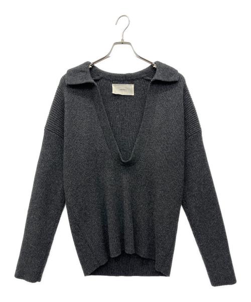 TODAYFUL（トゥデイフル）TODAYFUL (トゥデイフル) ソフトスキッパーニット ブラック サイズ:Freeの古着・服飾アイテム