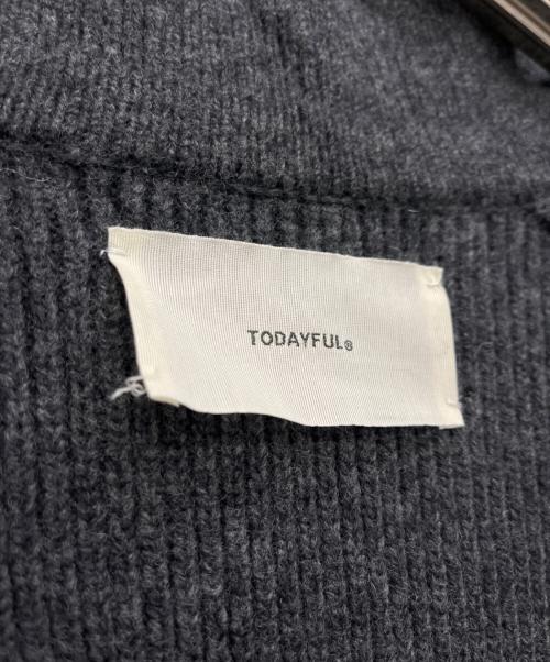 TODAYFUL（トゥデイフル）TODAYFUL (トゥデイフル) ソフトスキッパーニット ブラック サイズ:Freeの古着・服飾アイテム