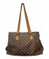LOUIS VUITTON（ルイ ヴィトン）の古着「トートバッグ コロンビーヌ ダミエ」｜ブラウン