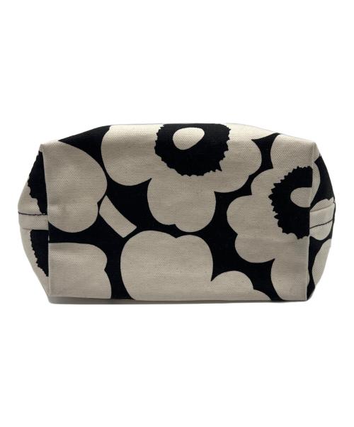 marimekko（マリメッコ）marimekko (マリメッコ) ミニトートバッグ ホワイト×ブラック 未使用品の古着・服飾アイテム