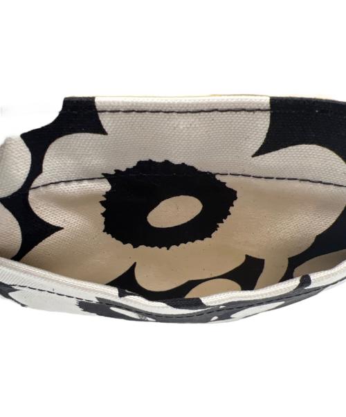 marimekko（マリメッコ）marimekko (マリメッコ) ミニトートバッグ ホワイト×ブラック 未使用品の古着・服飾アイテム