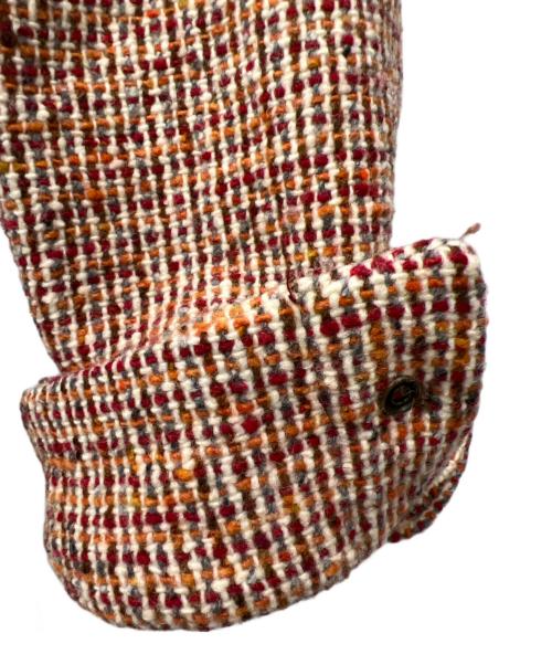 MAX&Co.（マックスアンドコー）MAX&Co. (マックスアンドコー) ツイードコート レッド サイズ:M(US８)の古着・服飾アイテム