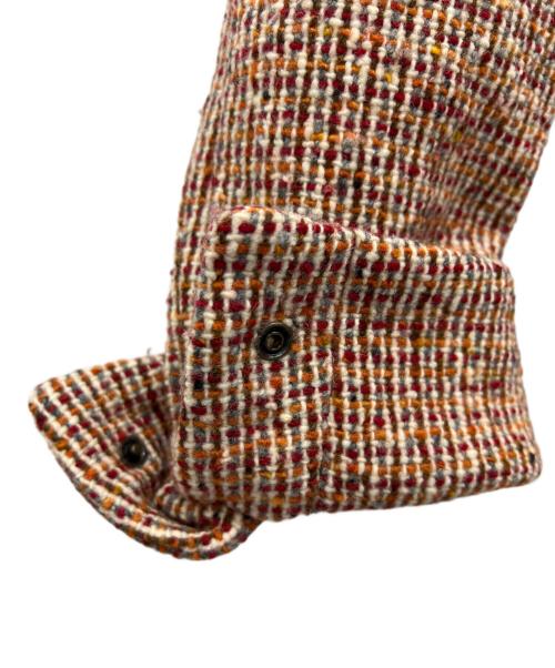 MAX&Co.（マックスアンドコー）MAX&Co. (マックスアンドコー) ツイードコート レッド サイズ:M(US８)の古着・服飾アイテム