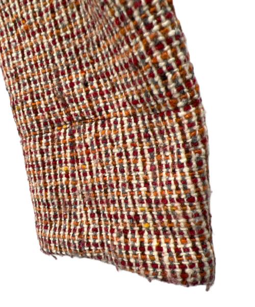 MAX&Co.（マックスアンドコー）MAX&Co. (マックスアンドコー) ツイードコート レッド サイズ:M(US８)の古着・服飾アイテム