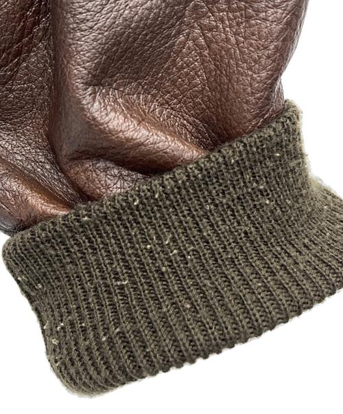 VACHE（ヴァッシュ）VACHE (ヴァッシュ) レザージャケット ブラウン サイズ:FREEの古着・服飾アイテム