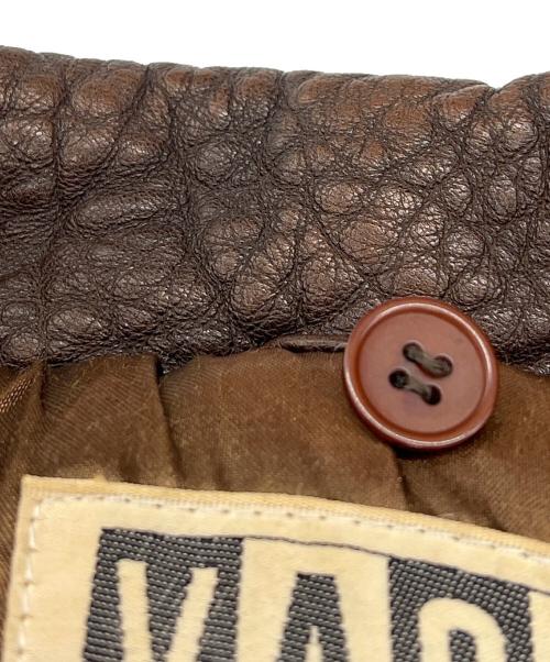 VACHE（ヴァッシュ）VACHE (ヴァッシュ) レザージャケット ブラウン サイズ:FREEの古着・服飾アイテム