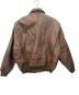 VACHE (ヴァッシュ) レザージャケット ブラウン サイズ:FREE：8000円