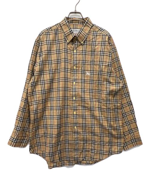 Burberry's（バーバリー）Burberry's (バーバリーズ) 長袖シャツ ブラウン サイズ:41の古着・服飾アイテム