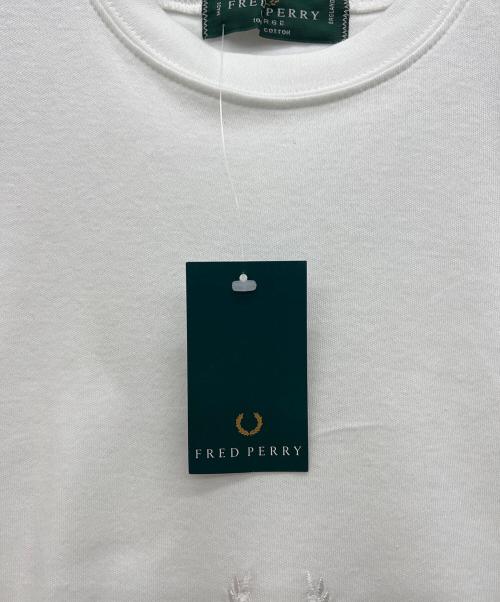 FRED PERRY（フレッドペリー）FRED PERRY (フレッドペリー) 半袖カットソー ホワイト サイズ:Lの古着・服飾アイテム