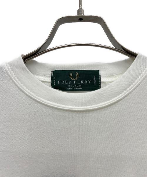 FRED PERRY（フレッドペリー）FRED PERRY (フレッドペリー) 半袖カットソー ホワイト サイズ:Mの古着・服飾アイテム