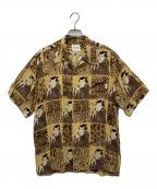 KARL HELMUTカールヘルム）の古着「半袖シャツ」｜ブラウン