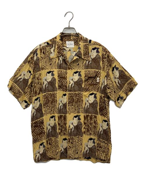 KARL HELMUT（カールヘルム）KARL HELMUT (カールヘルム) 半袖シャツ ブラウン サイズ:Mの古着・服飾アイテム