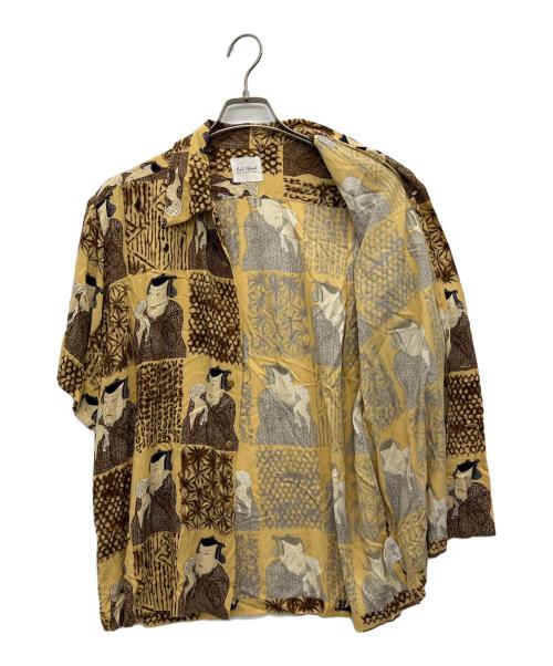 KARL HELMUT（カールヘルム）KARL HELMUT (カールヘルム) 半袖シャツ ブラウン サイズ:Mの古着・服飾アイテム