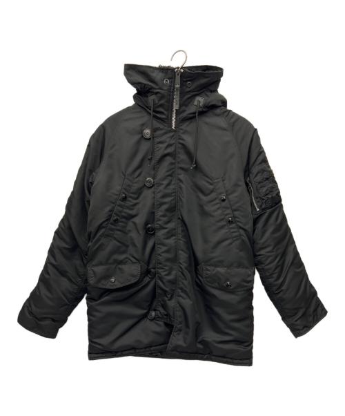 ALPHA（アルファ）ALPHA (アルファ) N-3Bタイプコート ブラック サイズ:Mの古着・服飾アイテム