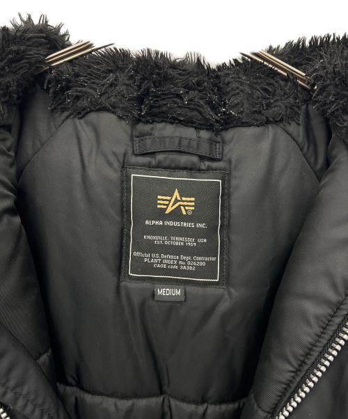 ALPHA（アルファ）ALPHA (アルファ) N-3Bタイプコート ブラック サイズ:Mの古着・服飾アイテム