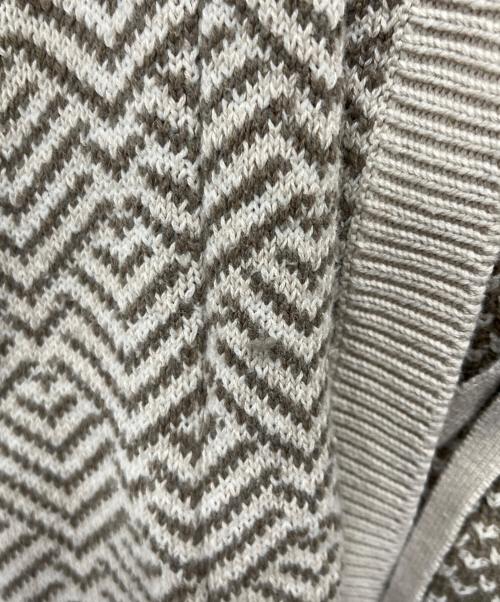 CLANE（クラネ）CLANE (クラネ) バックスリットニットベスト ベージュ サイズ:1の古着・服飾アイテム