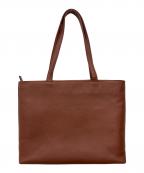 HushTugハッシュタグ）の古着「レザートートバッグ」｜ブラウン