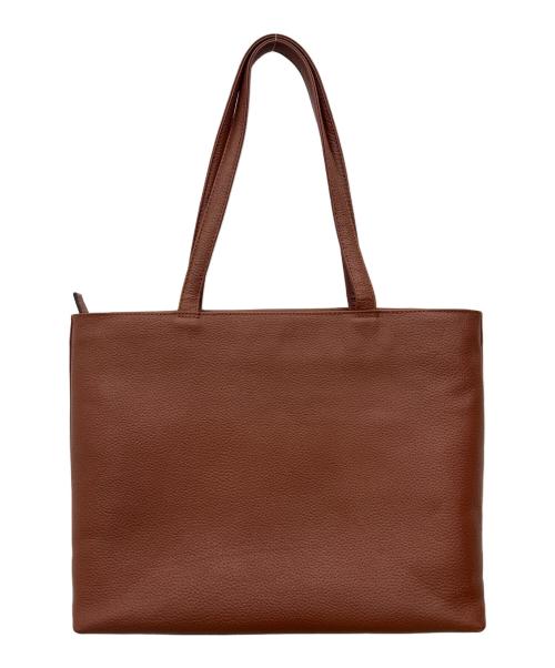 HushTug（ハッシュタグ）HushTug (ハッシュタグ) レザートートバッグ ブラウンの古着・服飾アイテム