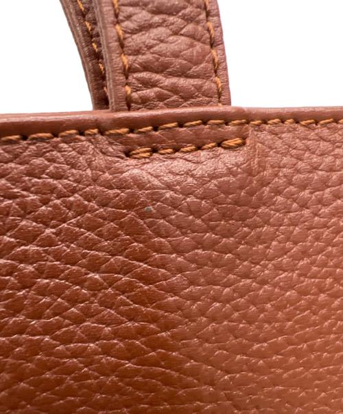 HushTug（ハッシュタグ）HushTug (ハッシュタグ) レザートートバッグ ブラウンの古着・服飾アイテム