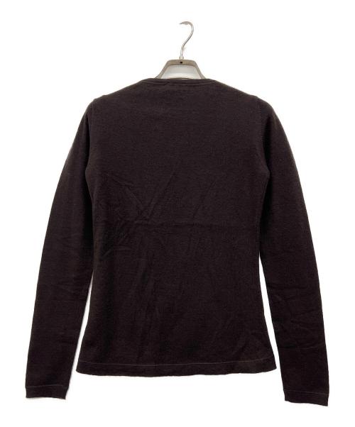 LORO PIANA（ロロピアーナ）LORO PIANA (ロロピアーナ) 薄手カーディガン ブラウン サイズ:40の古着・服飾アイテム
