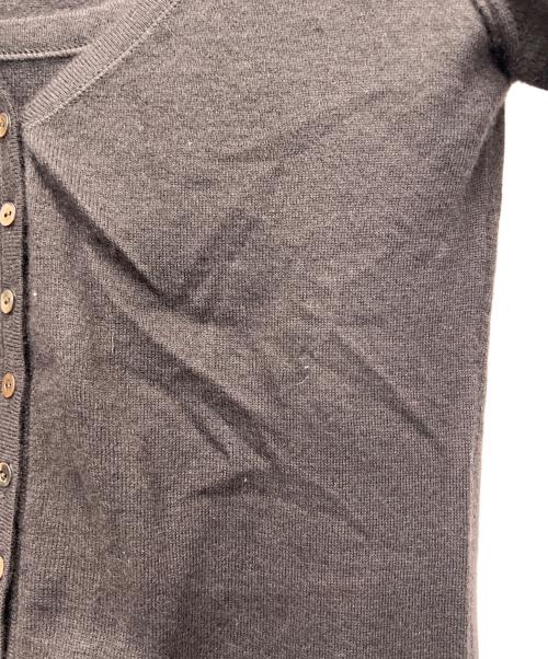 LORO PIANA（ロロピアーナ）LORO PIANA (ロロピアーナ) 薄手カーディガン ブラウン サイズ:40の古着・服飾アイテム