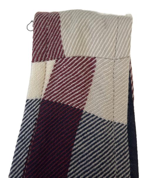 BURBERRY BLUE LABEL（バーバリー ブルー レーベル）BURBERRY BLUE LABEL (バーバリー ブルー レーベル) ジャンパースカート ベージュ×ネイビー サイズ:36の古着・服飾アイテム