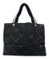 CHANEL (シャネル) 旧トラベルライン ナイロントートバッグ ブラック：40000円