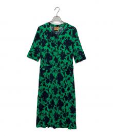 TORY BURCH（トリーバーチ）の古着「半袖ワンピース」｜グリーン