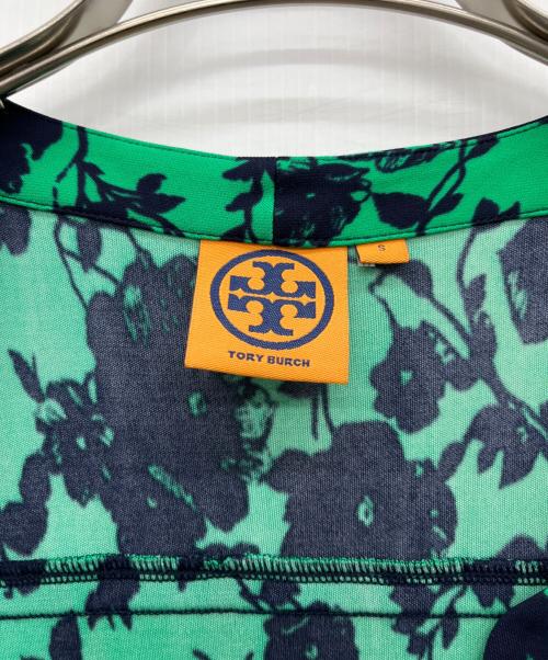 TORY BURCH（トリーバーチ）TORY BURCH (トリーバーチ) 半袖ワンピース グリーン サイズ:Sの古着・服飾アイテム