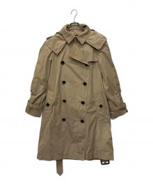 BURBERRY（バーバリー）の古着「フーデッドトレンチコート」｜ベージュ